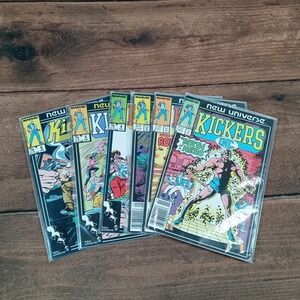 Marvel Kickers Inc Comic Book Lot Issues 1-6 New Universe Multicolor Excellent